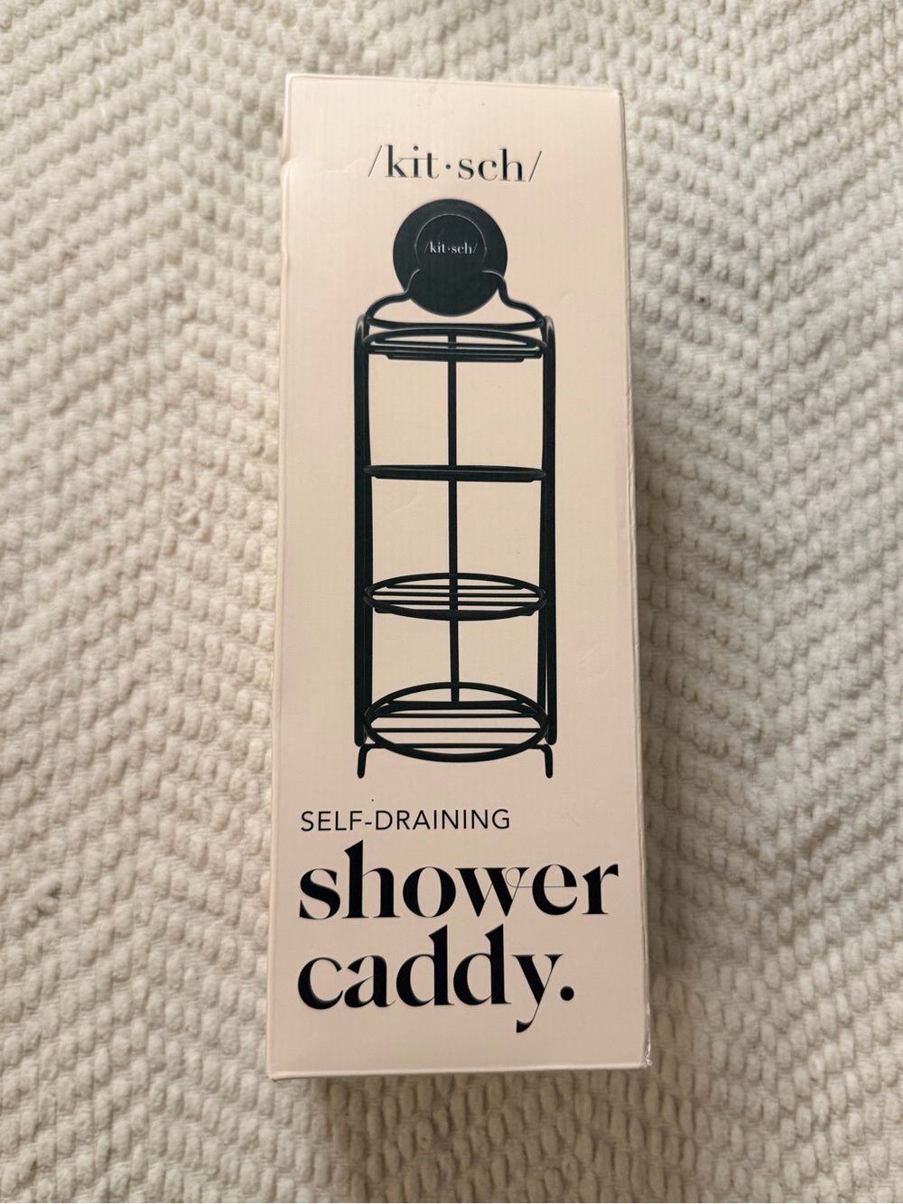 🤍New Kitsch Self-Draining Shower Caddy🤍